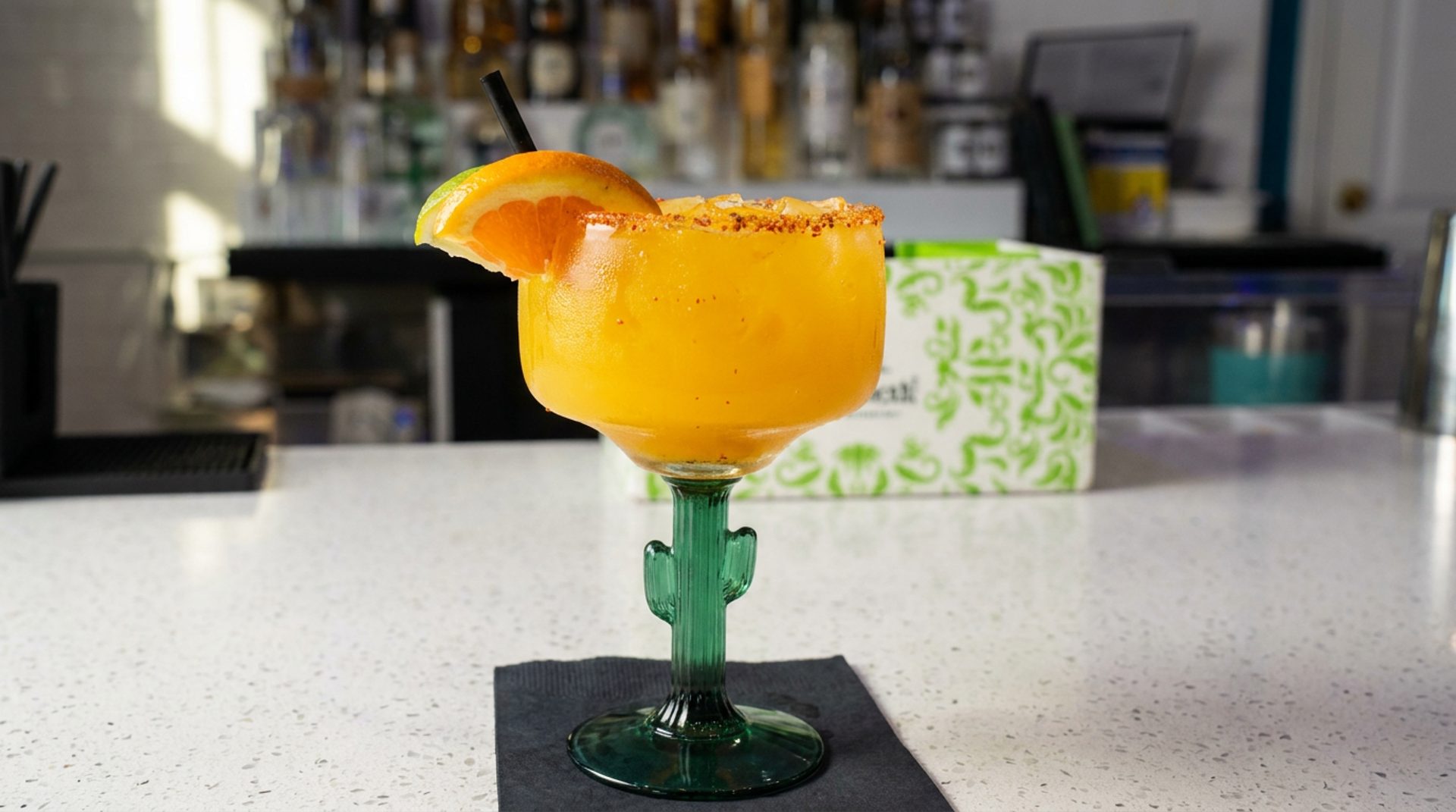 Margaritas at the bar
