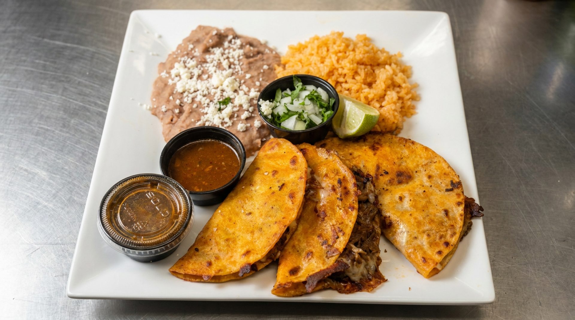 Birria, tacos, tamales